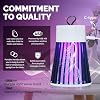 Eco-Friendly LED Mosquito Killer Machine – USB-Powered Indoor Bug Zapper & Insect Trap – Chemical-Free, Non-Toxic, Silent Operation – Safe for Kids & Pets (Mashroom Mosquito Lamp)