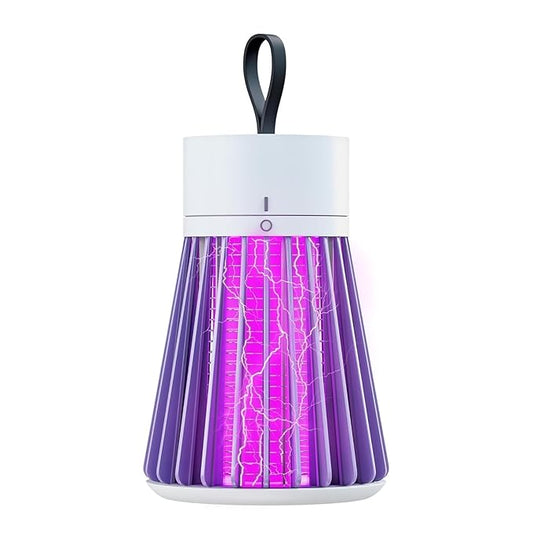 Eco-Friendly LED Mosquito Killer Machine – USB-Powered Indoor Bug Zapper & Insect Trap – Chemical-Free, Non-Toxic, Silent Operation – Safe for Kids & Pets (Mashroom Mosquito Lamp)