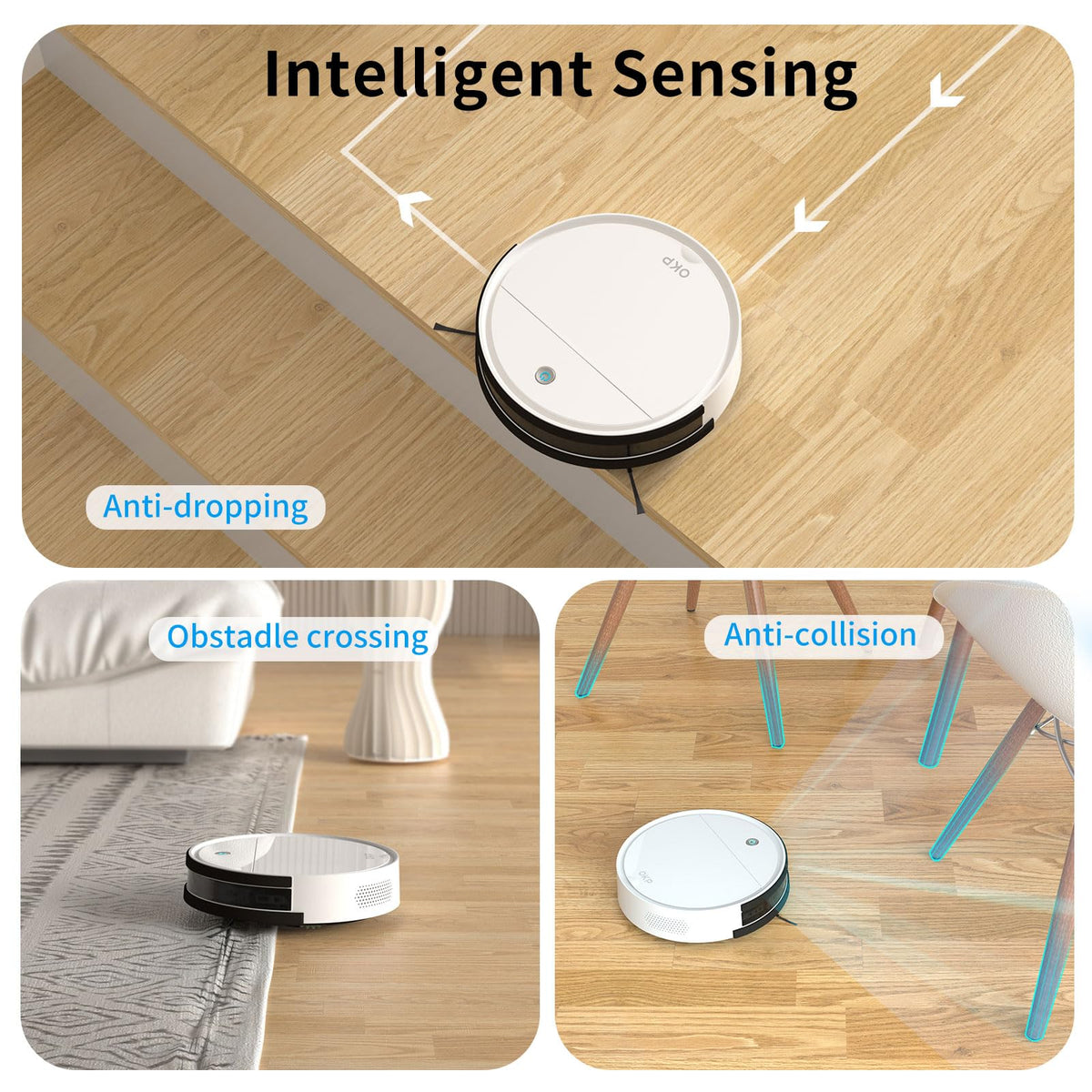 CleanPro™ Smart Robot Floor Vacuum Cleaner