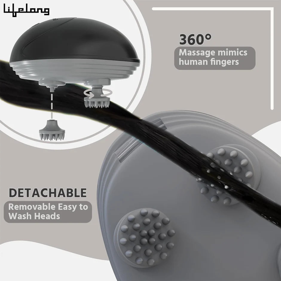 Rechargeable Waterproof Scalp Massager™ – Relax, Refresh & Rejuvenate
