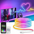 Desidiya® RGB Neon LED 4Mtr Strip Light with App & Remote Control | Music Sync | USB Powered | Waterproof & Flexible Led Rope Light Room, Gaming, Party, Diwali & Home Decoration Ceiling Strip Lights