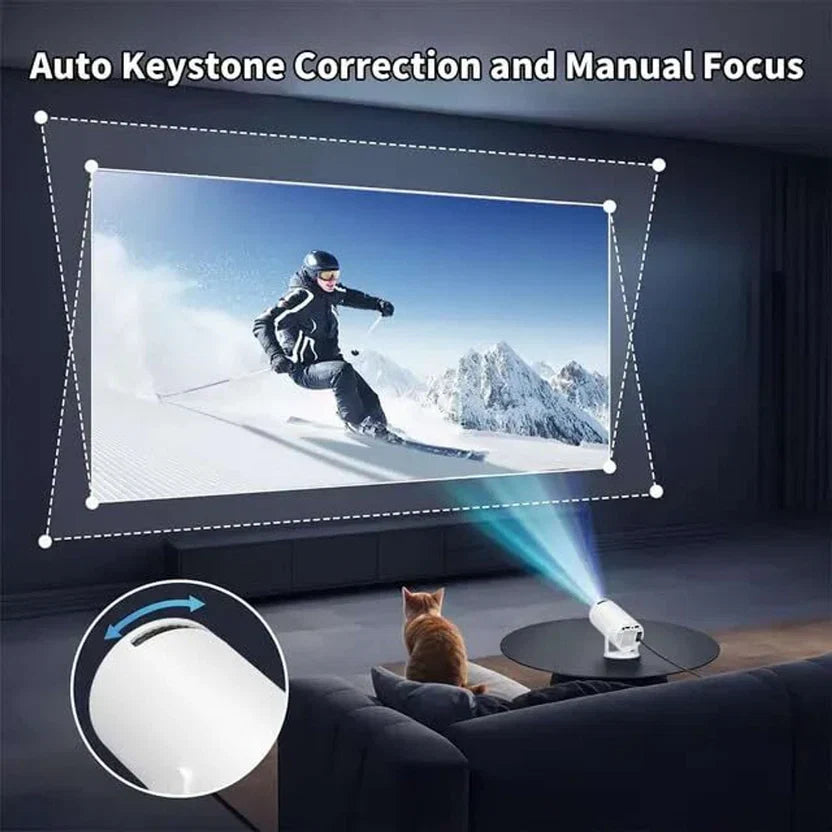 ✨ 4K Vision™ LED Projector – Ultra HD Home Theatre Experience